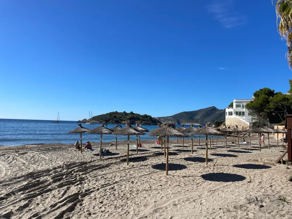 Port d'Andratx yacht marina on the Paguera coastal cycling loop in southwest Mallorca